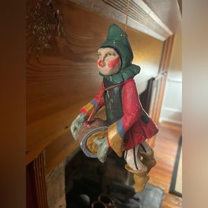 Vintage House of Hatten Drummers Drummin Ornament